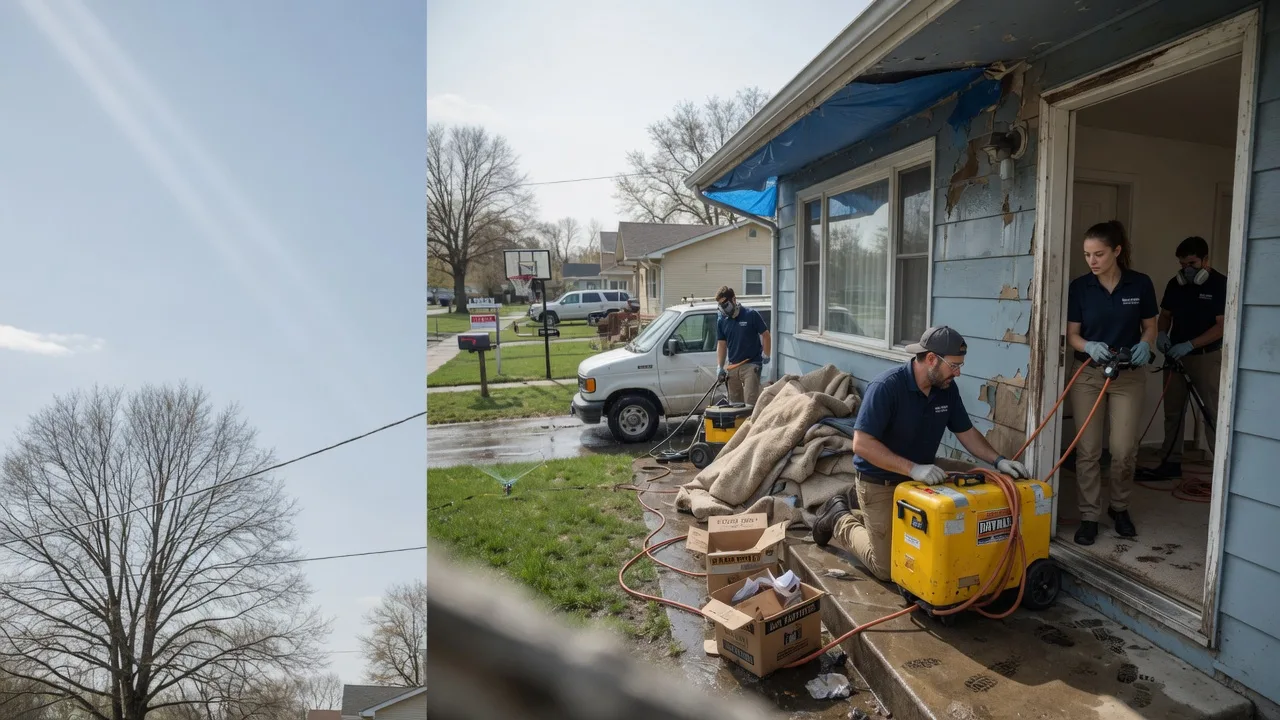 Basement Flood Cleanup in Summitville, IN near me